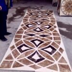 waterjet stone medallion modern marble floor